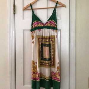 Bershka resort style patterned dress